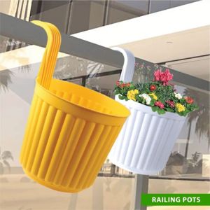 Plastic Railing Pot