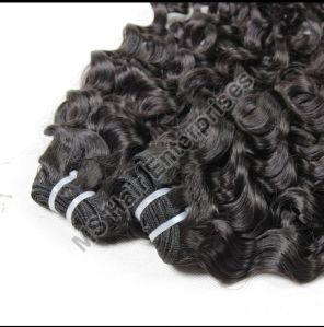 Steam Curly Human Hair Weft Extension