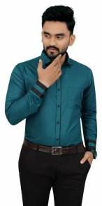 Mens Firozi Stylish Cotton Shirts