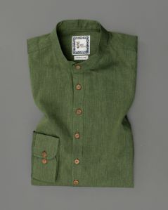 mens full sleeve shirt olive callum