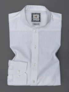 mens full sleeve shirt white crusher