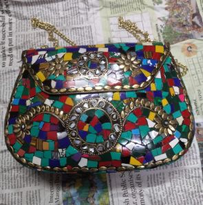 firoza metal clutch