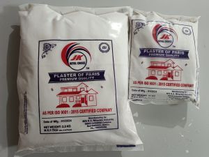 Plaster of Paris pouches for construction