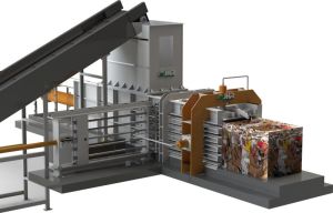 Horizontal Baler Machine or Baling Machine