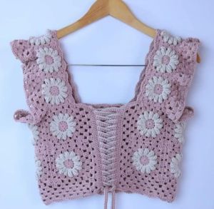 handmade crosia top