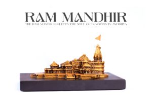 Poly resin ram mandir