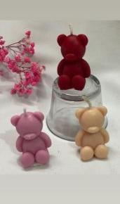 Scented teddy candles