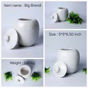 marble burni jar