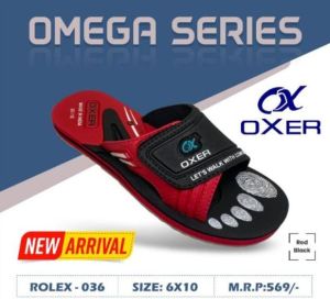 36-Rolex Omega Series Oxer Mens Slipper
