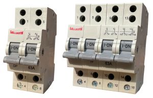 Millborn Switchgears MCB Changeover Switch