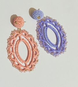 PP Raffia Earrings