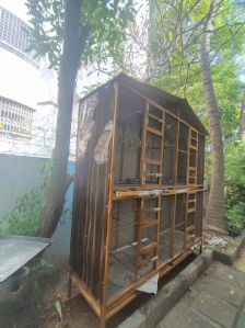 Partition outdoor birds cage