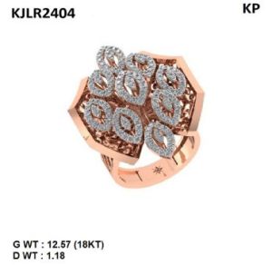 12.334 Grams Diamond Ladies Ring