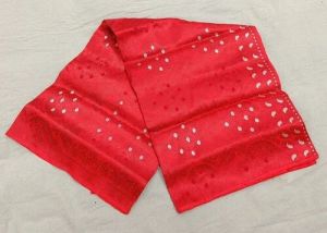 Red Guna Bridal Mekhela Chadar