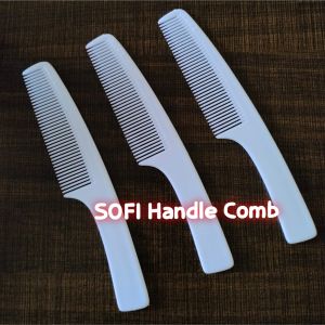 White hotel Hair comb