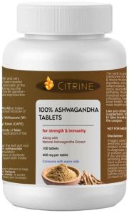 Citrine Ashwagandha Tablets (Extract +Powder)