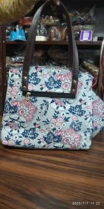 Printed fabric purse