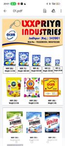 Olva detergent powder