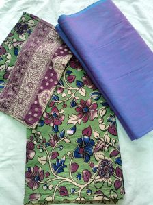 3 Piece Kalamkari Cotton Dress Material