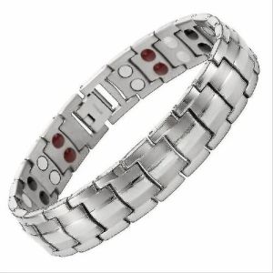 Silver Bio Magnetic Bracelet