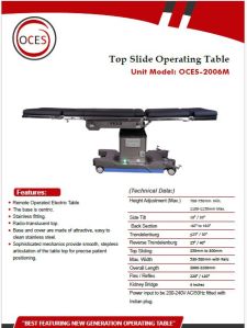 operating table MODEL-2006