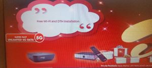 Free installation Airtel fiber connection