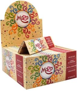 Bongchie Mozo Natural Rolling Paper 50 Booklets Per Box