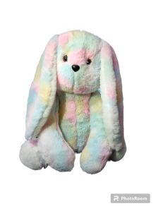 Ultra Soft Rainbow Bunny Soft Toys Rabbit Fur