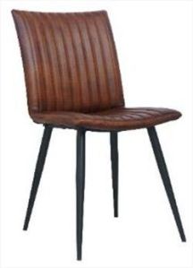 iron bash leather chair