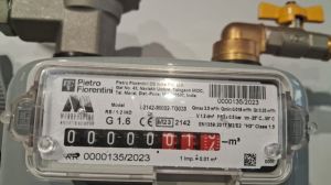 Meter for domestic gas