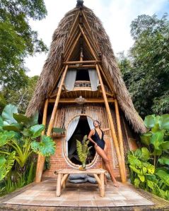 bamboo huts