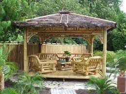 Garden Bamboo Huts