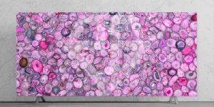 pink agate stone