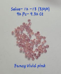 pink round diamond