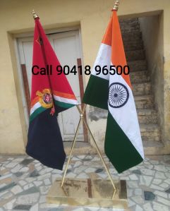 RPF Flags Cross brass