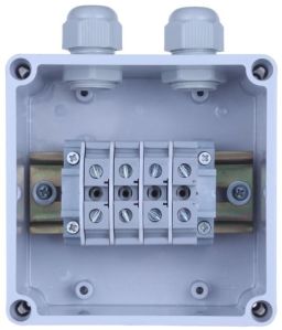 TERMINAL BOX 100 X 100 X 80 MM 4X 10 SQMM
