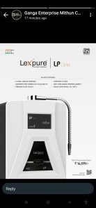 lexpure water purifier