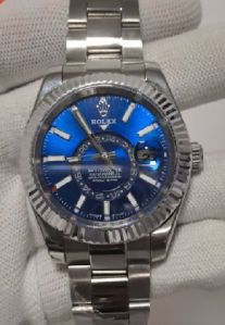 Rolex Sky-Dweller Steel Sky Blue Dial Swiss Automatic Watch