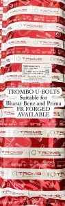 Trombo U-Bolts 27MM x 102MM x 18 FULL ROUND FORGED