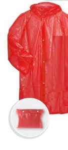 Red EVA Long Raincoat