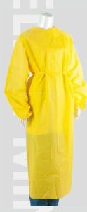 Yellow Disposable Protective Gown