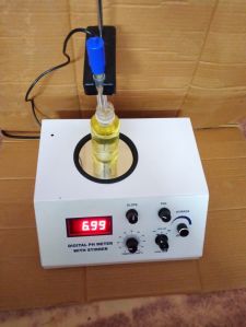 Digital pH Meter with Stirrer