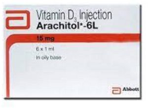 Vitamin D3 Injection, 15 Mg, 6 Vials