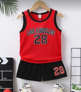 kids sleeveless clothing sets