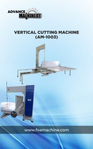 vertical foam cutting machine