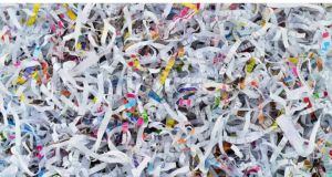 shredded paper