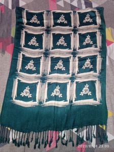 Discharge Print Rayon Stoles