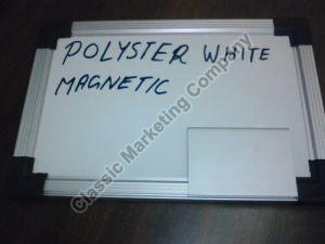 Polyster White Magnetic Board