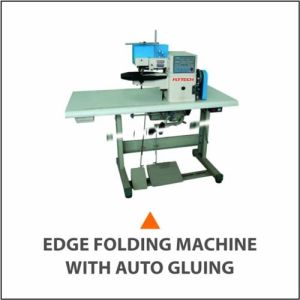 Leather Edge Folding Machine With Auto Gluing
