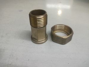 Brass Nut Nipple